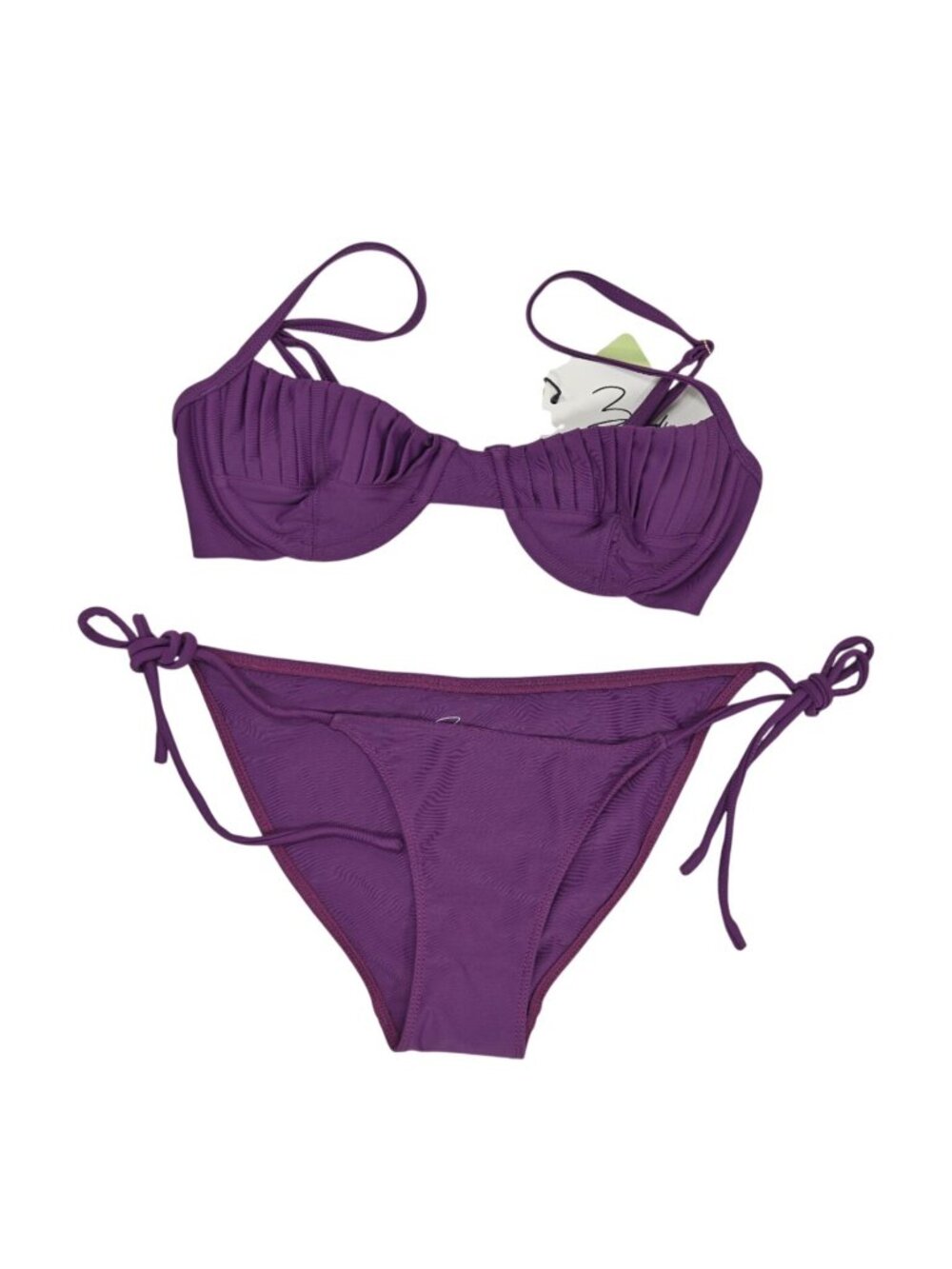 Rare Bamba Swim Donna Bra & Newton Bottoms in Plum